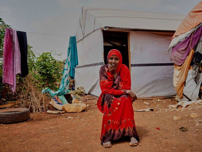 Nurta and her children faced an arduous journey of three months after having to leave their home due to a lack of food and water.